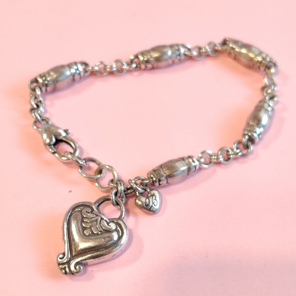 Retired Brighton Blair Heart Bracelet - Picture 1 of 5